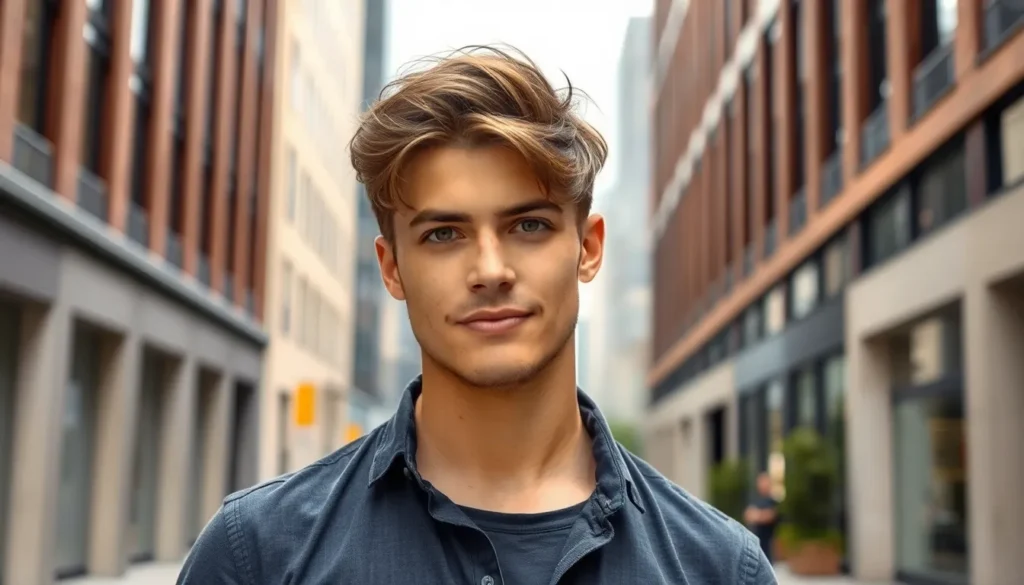 Medium Length Thick Hair Medium Length Mens Haircuts