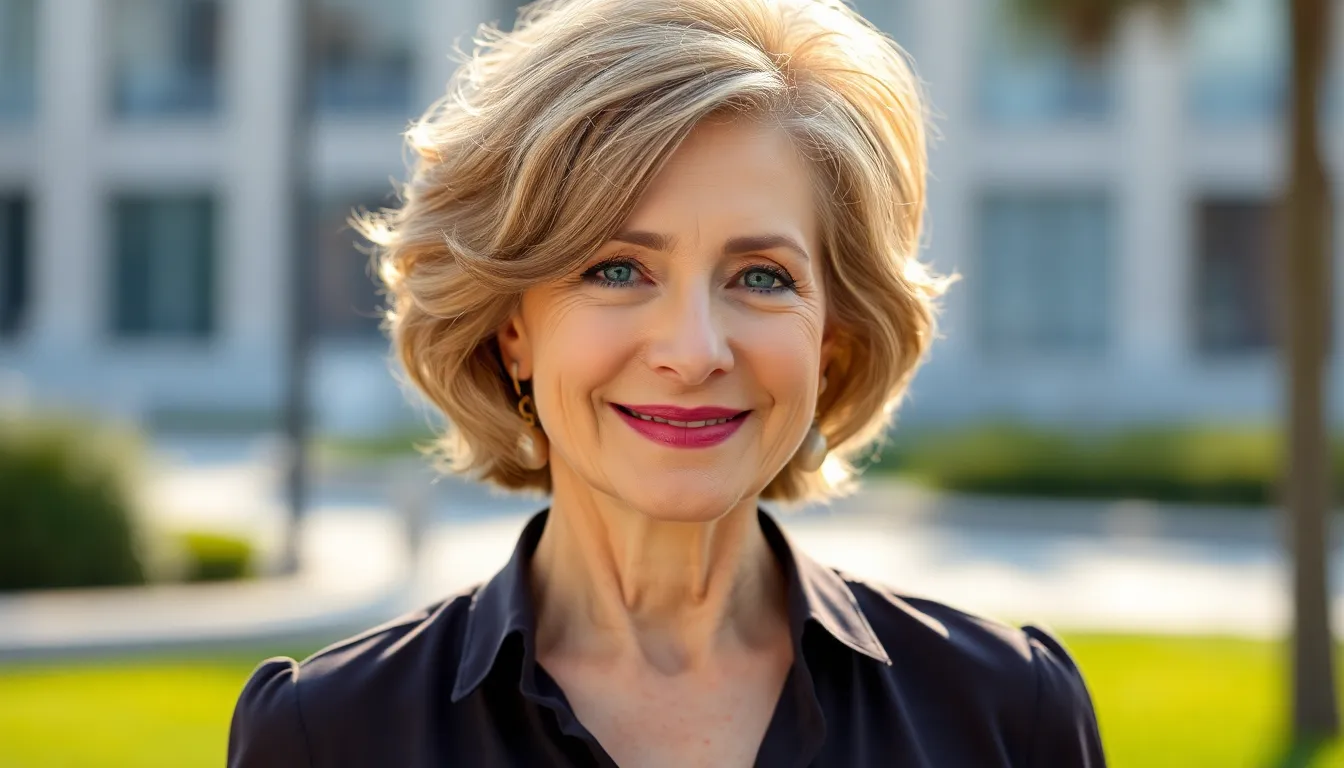 Thin Hair Layered Bob for Fine Hair Over 50: The Ultimate Style Upgrade