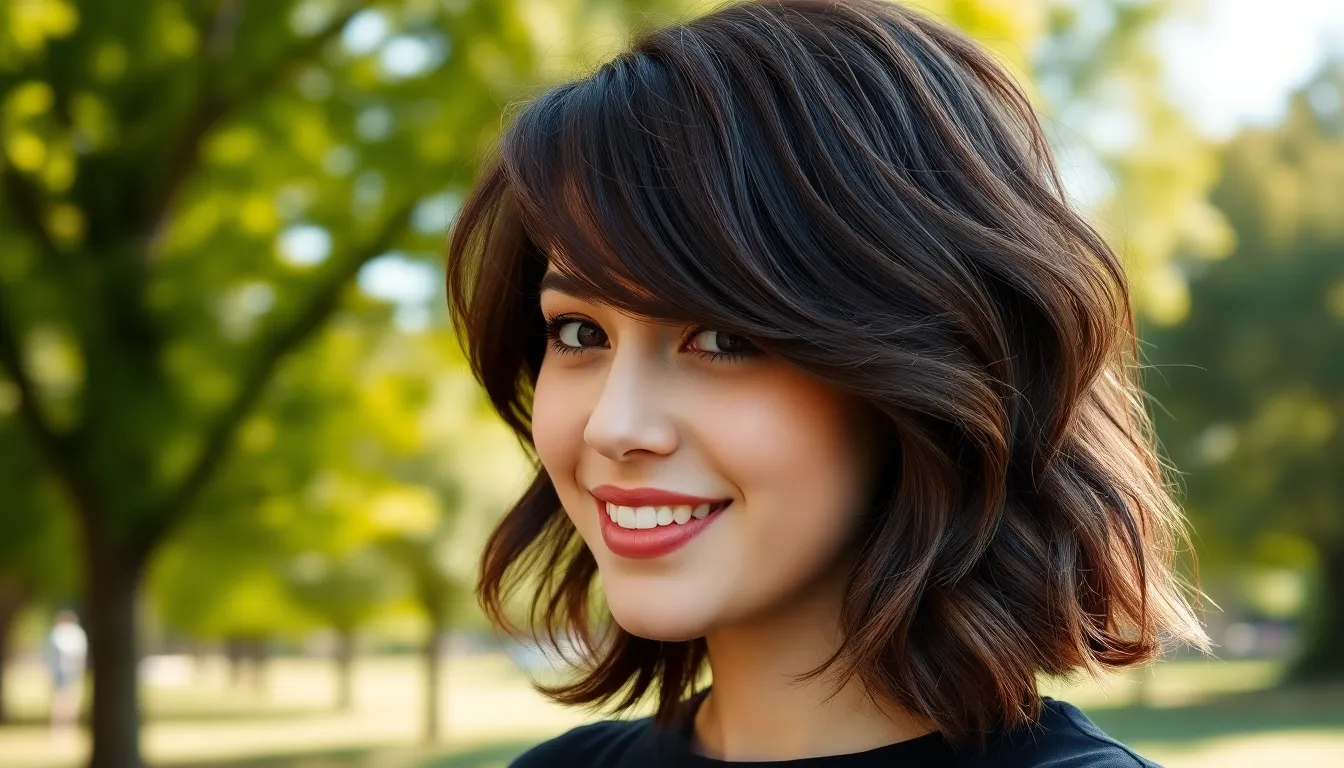 Thick hair low maintenance thick hair short bob haircuts