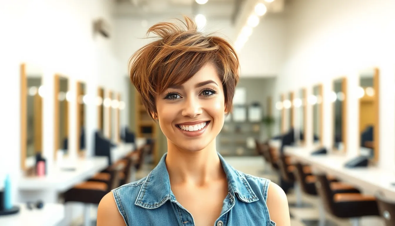 Short haircut for thin hair to look thicker