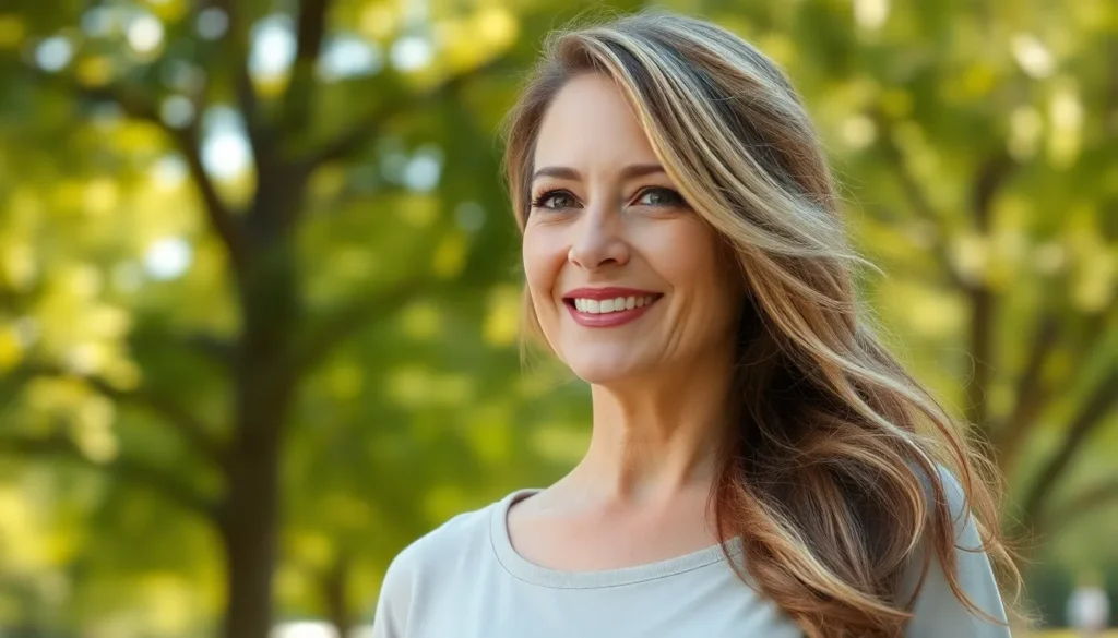 Low Maintenance Hairstyles For 50 Year-Old Woman With Long Hair