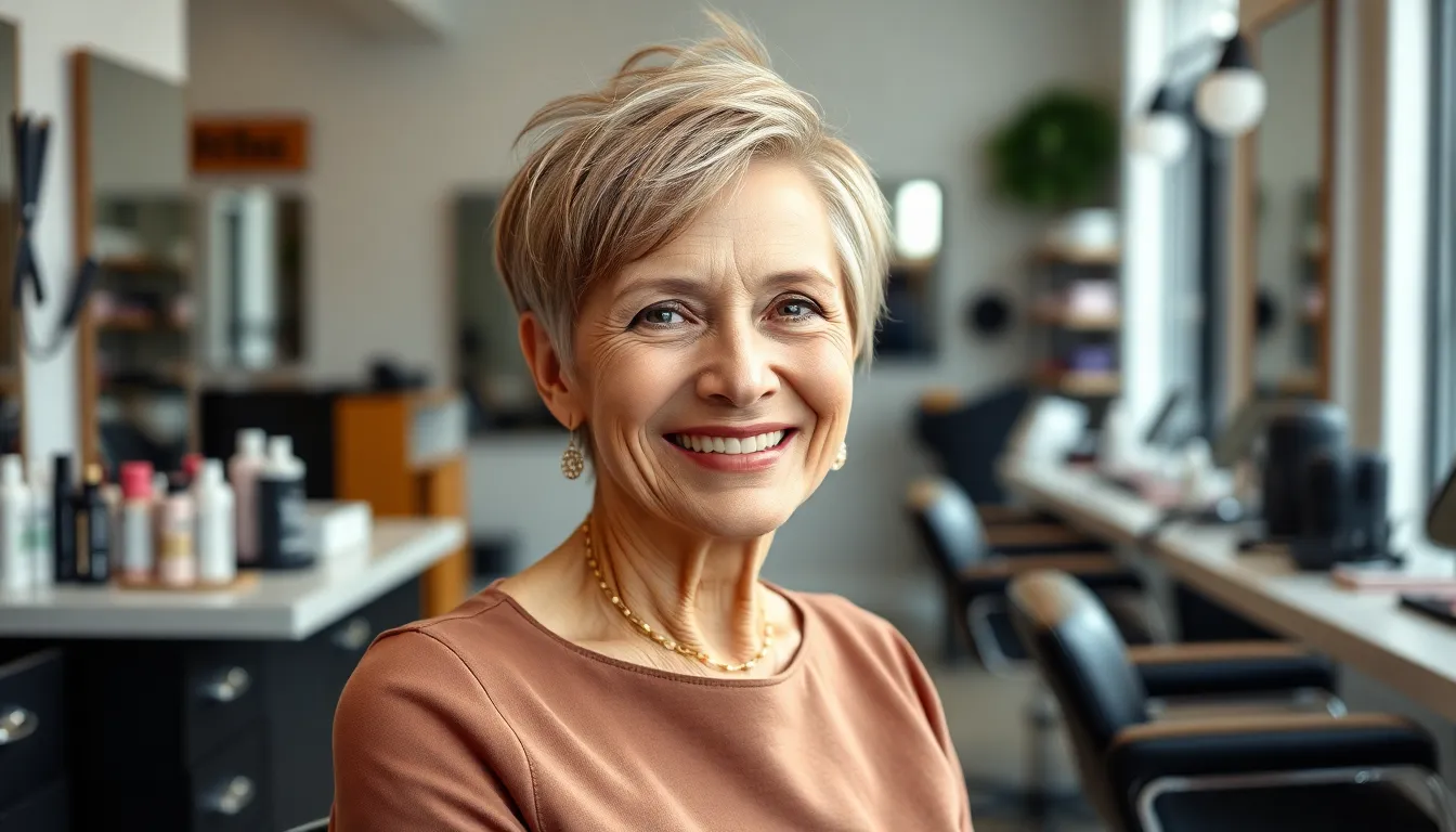 Pixie haircuts short hairstyles for fine hair over 60