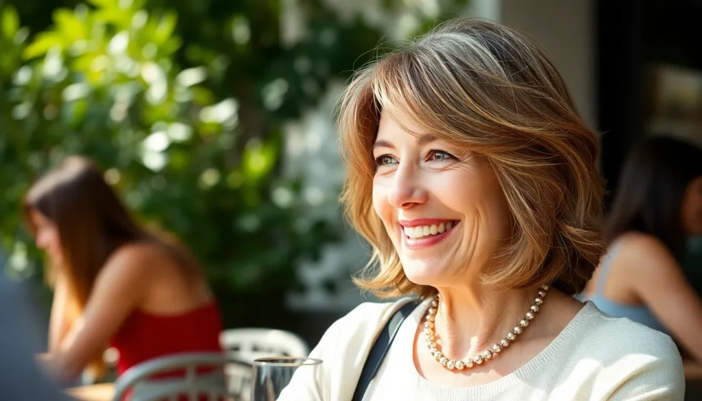 Low Maintenance Medium Length Hairstyles For 60 Year Old Woman With Fine Hair
