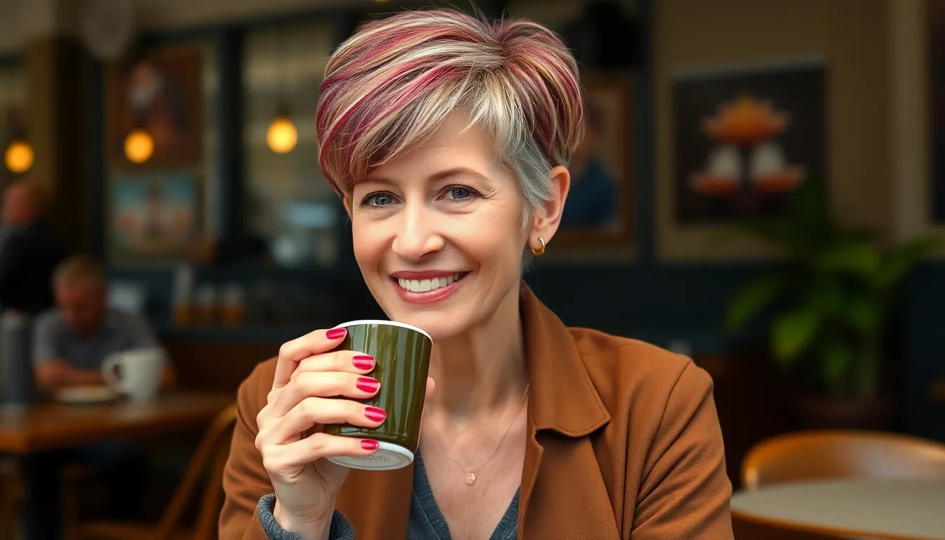 Short pixie very short hairstyles for older ladies