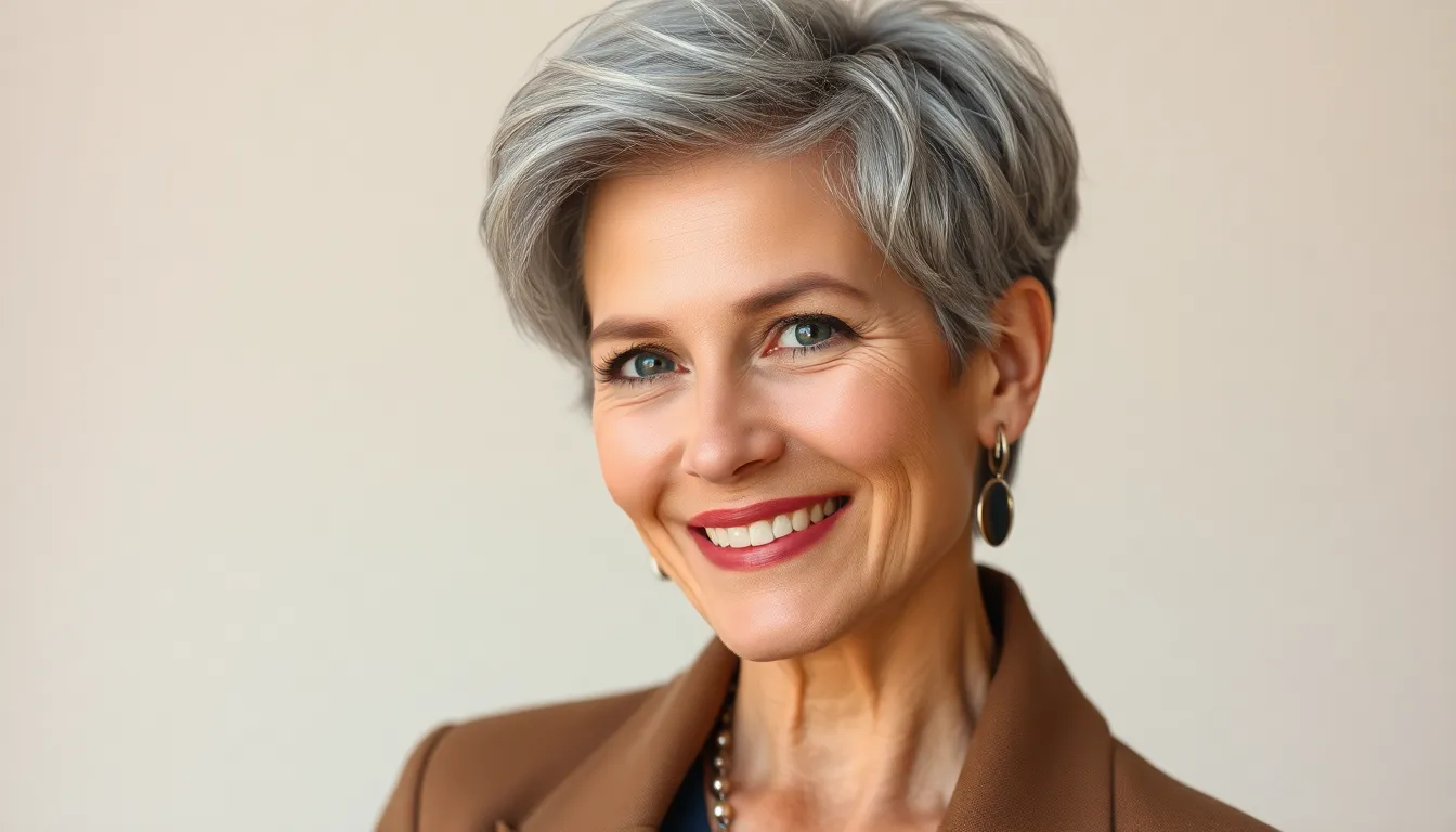 Thin hair pixie haircuts for fine hair over 60