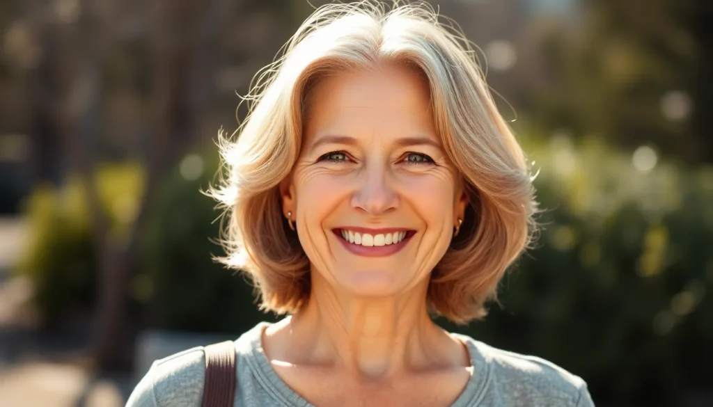 Thin Hair Low Maintenance Hairstyles For 60 Year Old Woman With Fine Hair