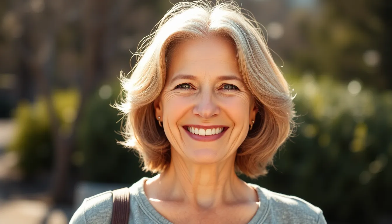 Thin hair low maintenance hairstyles for 60 year old woman with fine hair