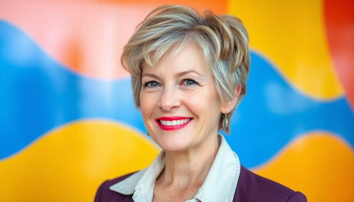 Pixie older short hairstyles for fine hair over 60