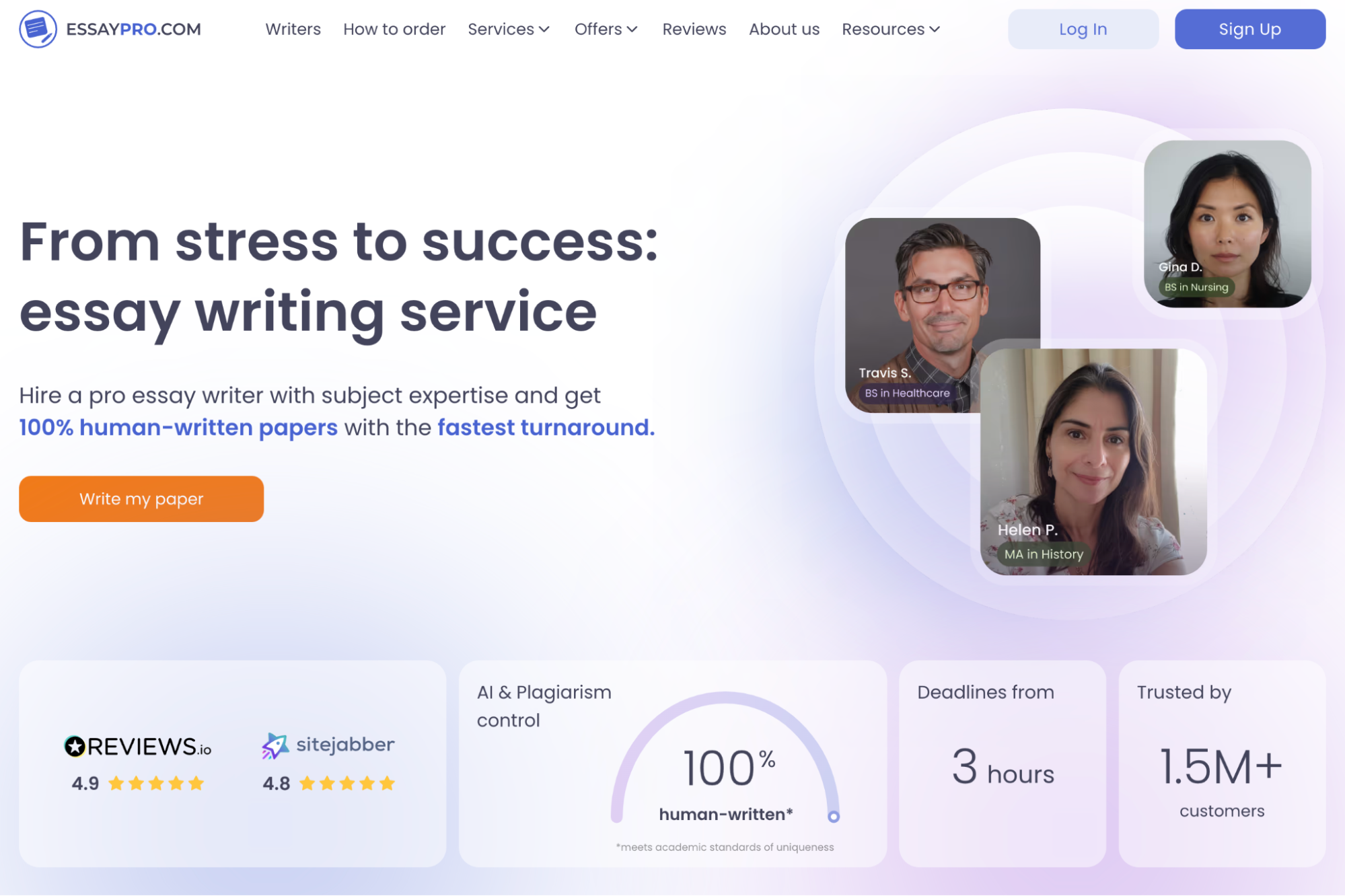 Essaypro evaluation